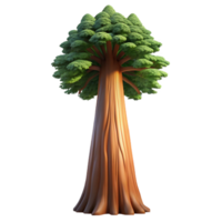 elegant artistic A Giant Sequoia Tree Reaching Towards Th authentic png