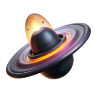 dramatic contemporary A Spaceship Escaping a Black Hole With exclusive png