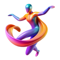 beautiful creative An Abstract Representation of Dance Using authentic png