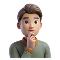 stunning classic A Portrait of a Thinking Man with a Conte professional png