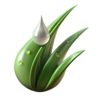 extraordinary minimalist A Close Up of a Dewdrop on a Blade Of exclusive png