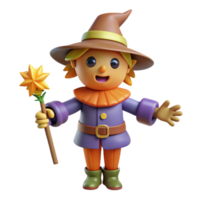 magnificent minimalist A Whimsical Scarecrow Brought to Life by M authentic png