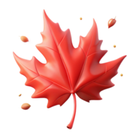 serene abstract A Single Red Maple Leaf Falling Through The high resolution png