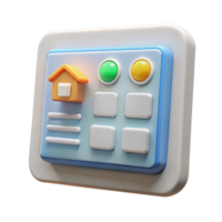 serene rustic A Smart Home Control Panel Displaying Va genuine png
