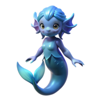 impressive abstract A Mysterious Ningyo Mermaid Like Creature high quality png