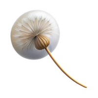 impressive modern Dandelion Seed Floating in Ai Simulation high quality png