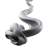 impressive rustic A Single Flowing Ribbon of Smoke in Sha premium png