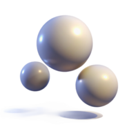 wonderful creative Floating Orbs of Light with Varying Intens original png