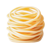 Close-up of twisted elastic rubber bands in a compact spiral arrangement png