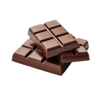 Stack of rk chocolate bars a deep brown color a slightly glossy surface png
