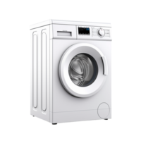 Front loading washing machine a digital display png