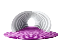 Abstract 3d rendering of geometric shape png