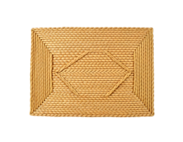 Wicker square frame isolated on transparent background png