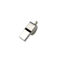 Silver Whistle on Transparent Background png