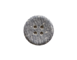 Realistic sewing button isolated on transparent background png