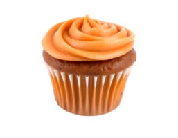 Cupcake with cream on a transparent background png