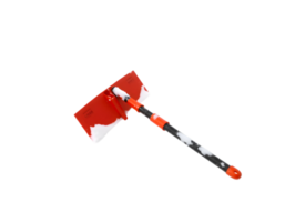 Realistic Detailed 3d Render of Red Paint Roller Isolated on Transparent Background png