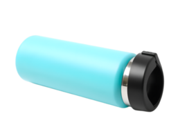 Blue water bottle isolated on a transparent background png