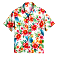 T-Shirt with Floral Pattern Isolated Transparent Background png