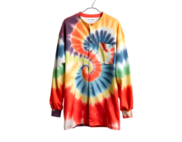 Colorful blouse on a hanger isolated on transparent background png