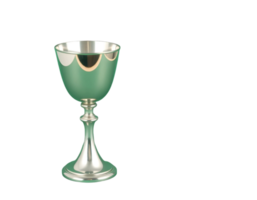 Medieval goblet isolated on transparent background png