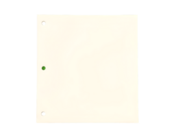 Blank sheet of paper on a transparent background png
