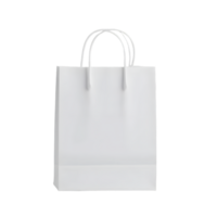 Blank paper bag isolated on a transparent background png