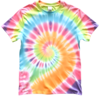 T-Shirt with Rainbow Pattern Isolated Transparent Background png