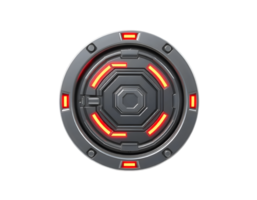 Futuristic HUD icon on a transparent background png