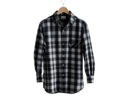 Black and White Checked Shirt Isolated On Transparent Background png