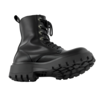 Black boot isolated on transparent background png