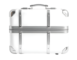 3d rendering of a white briefcase isolated on a white background png