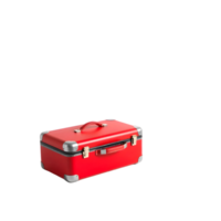Red Suitcase Isolated On Transparent Background png