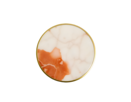 Marble button isolated on transparent background png
