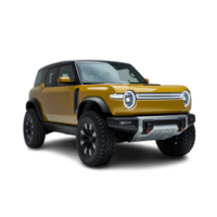 SUV on transparent background. 3d rendering - illustration png