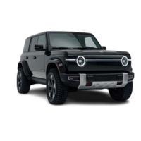 Modern SUV isolated on background 3d rendering illustration png