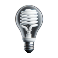 Compact Fluorescent Lightbulb - Energy Efficient Design png