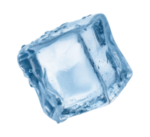 Isolated Ice cube on transparent background png
