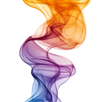 Gradient Flowing Ribbon Transparent Background png