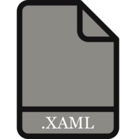 An image of a file with the word xml on it png