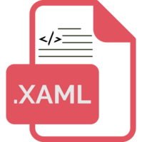 Xaml File Extension Icon Mandy Fill Rounded Corners Design Element png