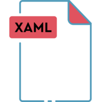 Xaml File Format Minimal Icon Outline Design Element png