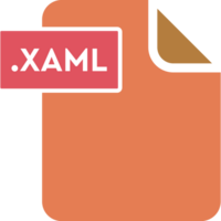Creative Xaml File Format Icon Rounded Shapes And Spacing Graphic png