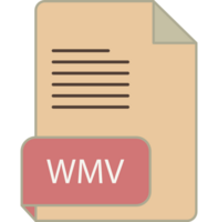 Wmv File Extension Icon Rounded Lines And Crisp Corners Design Element png