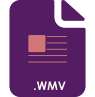 Wmv Inside Fill Icon With Minimal Lines And Rectangle Design Element png