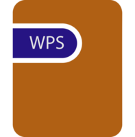 Wps File Icon Black Fill And Empty For Symbol png