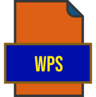 Wps File Icon Fill And Outline Crisp Corners png