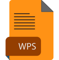 Wps File Extension Icon Rounded Lines And Crisp Corners png