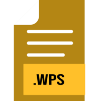 Wps File Format Icon Outline And Fill png