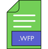 Wfp File Format Icon Outline And Fill png